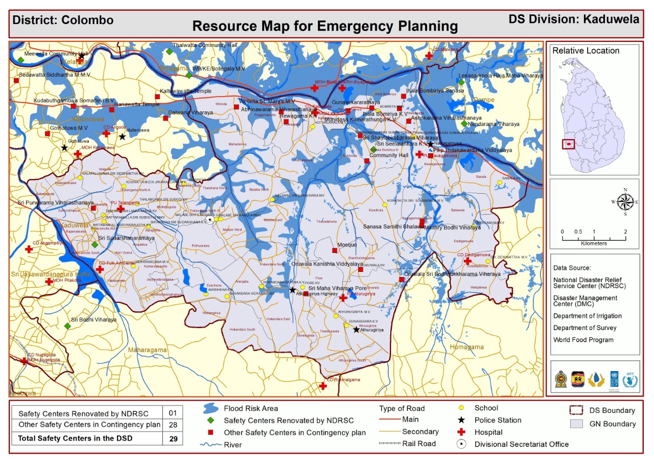 recource map for emergancy planning